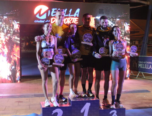 Edu Calderay y Paula Jiménez se coronan como campeones de la VII Carrera Nocturna ‘Melilla, Ciudad del Deporte’