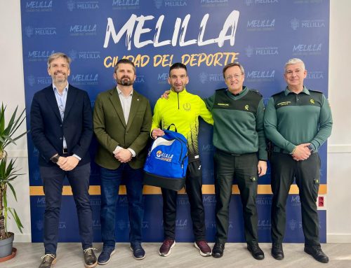 El consejero de Deporte recibe al guardia civil Jesús Mosquera, convocado con la Selección Española Militar para competir en Portugal en el CISM Military Ultra Trail Marathon Challenge